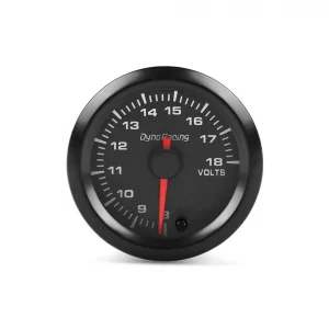 2" 52mm Car Auto Voltmeter 8-18 Volt 7 Colors LED High Speed Stepper Motor Voltage Gauge