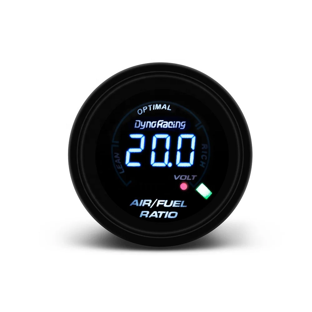52mm Car Air Fuel Ratio Gauge Electrical Digital Air Fuel Ratio Meter Narrow Band Lens