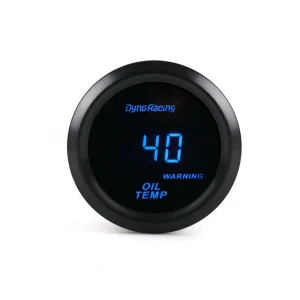 Dynoracing 2" 52mm Digital 40-150C Oil Temperature Gauge with NPT 1/8" Sensor Blue LED Universal Fitment for Cars
