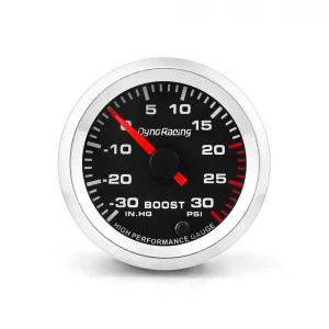 Dynoracing 2'' 52mm 12V Turbo Boost Gauge PSI 7 Colors Pointer Boost Gauge With Stepper Motor