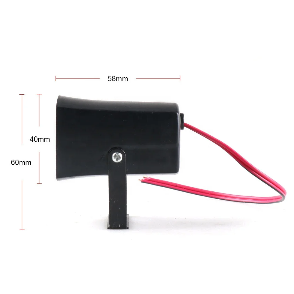 DC 12V 100dB Auto Warning Siren Sound Signal Backup Alarms Horns Beep Reverse Slim Invisible Car Air Horn for the Car - Image 6