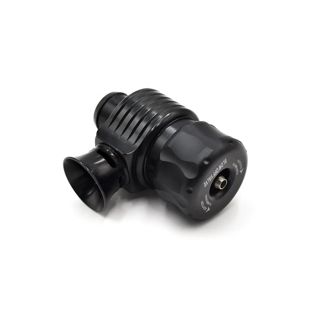 Universal Aluminum Dual Port 25mm Black ISO9000 Certified Blow off Valve (BOV) Diverter Dump Valve - Image 3