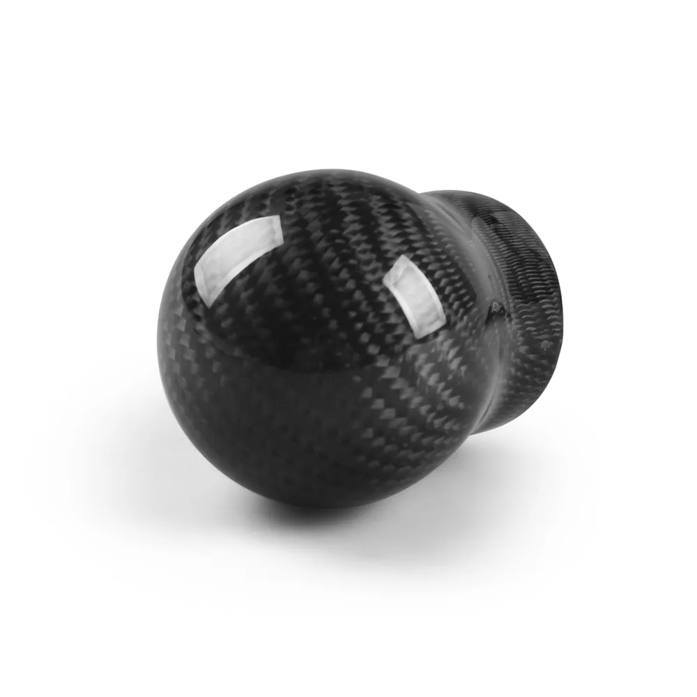 Real Carbon Fiber 5/6 SPEED Gear Shift Knob Manual Transmission Universal Shift Knob - Image 4