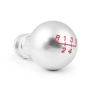 Universal New 5/6/10SPEED Gear Shift Knob Car Ball Shape Shifting Head Aluminium Sliver Gear Head With 8,10,12mm Adapters