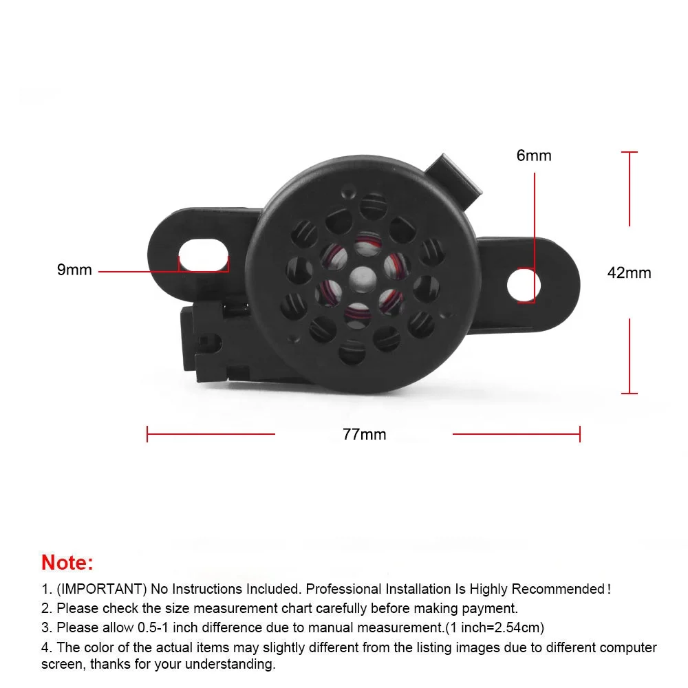 New Warning Buzzer Speaker Parking Aid OPS PDC Fit for VW for AUDI for SKODA 4B0919279 8E0919279 5Q0919279 - Image 6