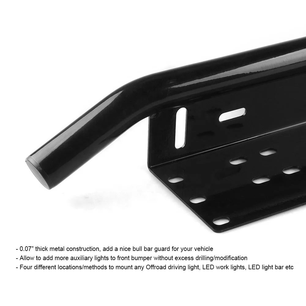 Car Number Plate Off Road Front License Number Plate Bracket Frame Holder for Suv Truck Vehicle - Image 6