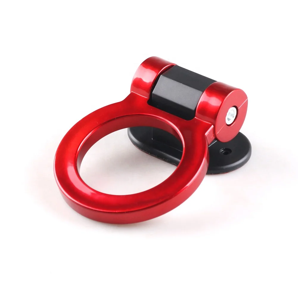 ABS Car Styling Trailer Hooks Sticker Decoration Car Auto Rear Front Trailer Simulation Racing Ring Vehicle Towing Hook - Image 6