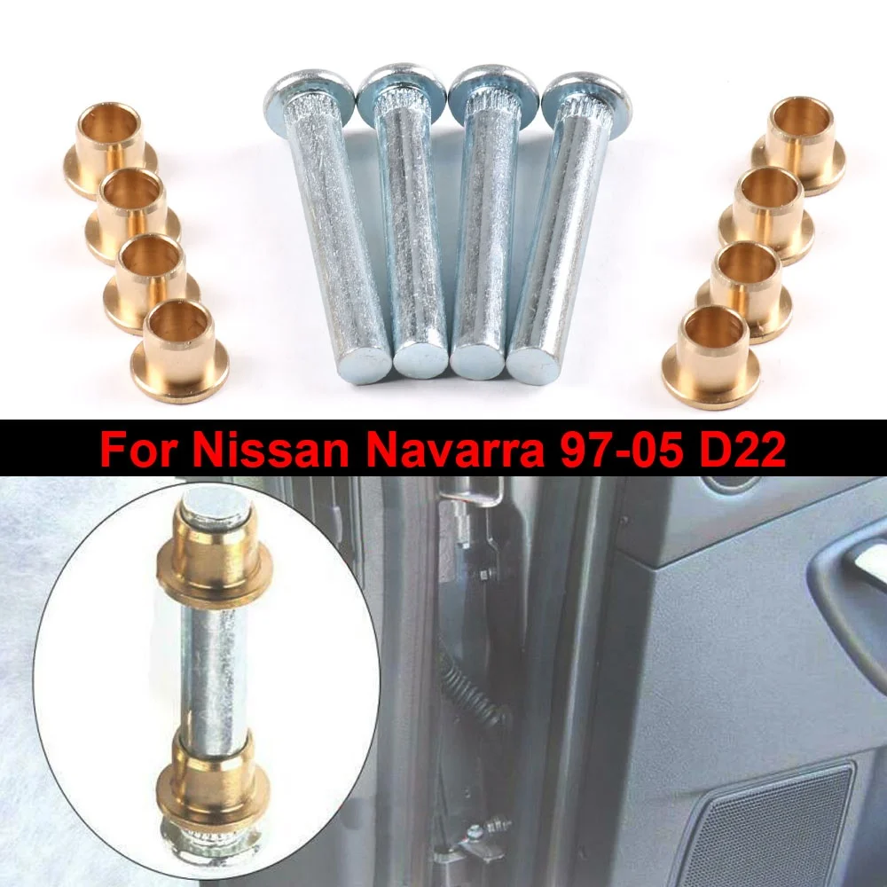 High Strength Corrosion-Resistant Car Door Hinge Pins Bushing Repair Assembly Kit Set for Nissan Navarra 97-05 D22 - Image 6
