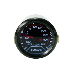 Psi Smoke Dial White Light Interior Dash Gauge Car Meter Digital Turbo 52Mm Boost Gauge