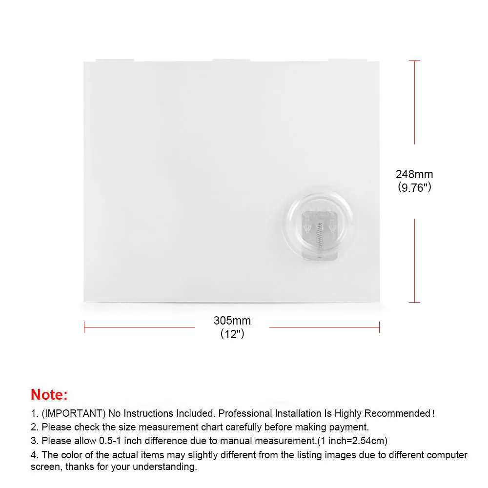 Dynoracing Replacement RV Screen Door Slider Panel Plastic 12"x9.75" with Push-Down Knob Opener Easy to Install - Image 5