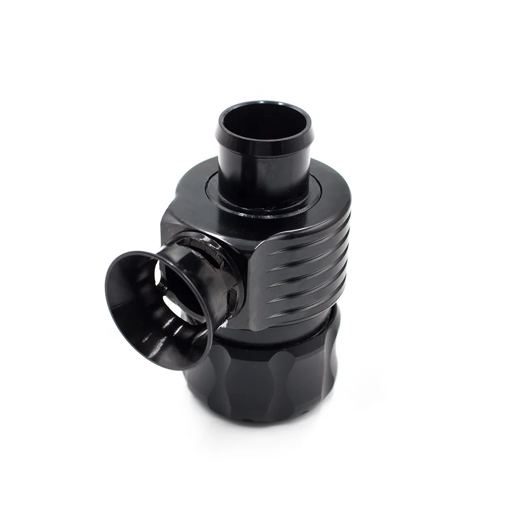Universal Aluminum Dual Port 25mm Black ISO9000 Certified Blow off Valve (BOV) Diverter Dump Valve - Image 4