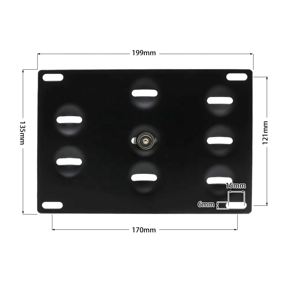 Front Bumper Tow Hook License Plate Mount Bracket for BMW Mini Cooper F10 F22 F30 F31 2 3 5 Series YC101096 - Image 6