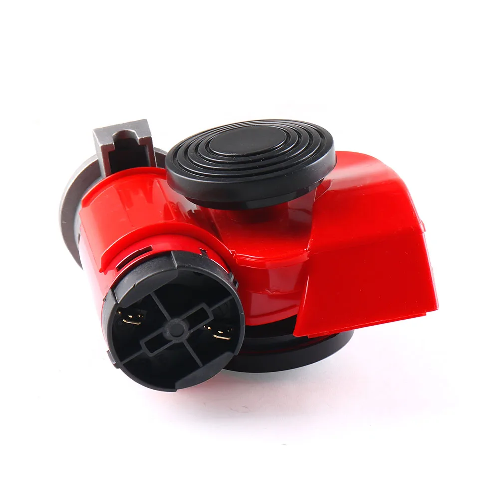 12V 115dB Red Snail Compact Air Horn Air Car Truck Horns 450Hz for Cars Vehicles Motorcycle Boat RV - Image 3