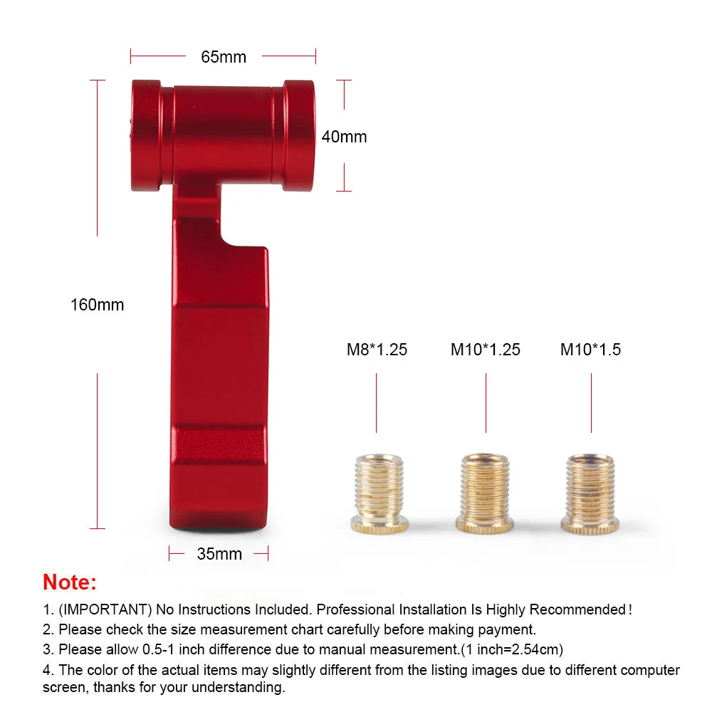 Aircraft Gear Shift Lever Knob Universal Aluminum Car Modified Aircraft Joystick Ergonomic Shift Head Black Red Blue Sliver - Image 5