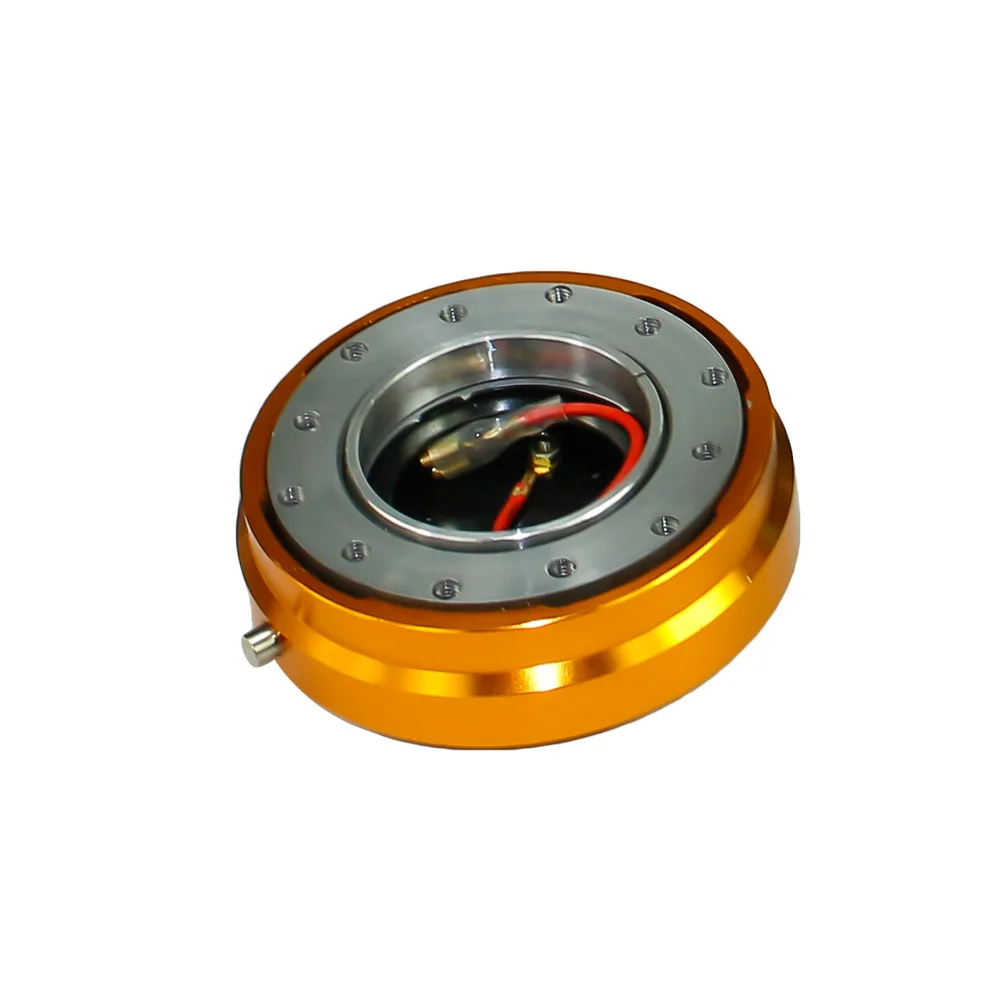 6 Hole Thin Version Steering Wheel Quick Release Hub Adapter Snap Off Boss Kit Silver Purple Blue Gold Black Red Neo Chrome - Image 4