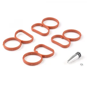 Car Swirl Flap Blank Bung Flaps Removal Plug with 4 Gaskets Plastic & Metal CE Certified for N47 2.0D Engine Repair Kit