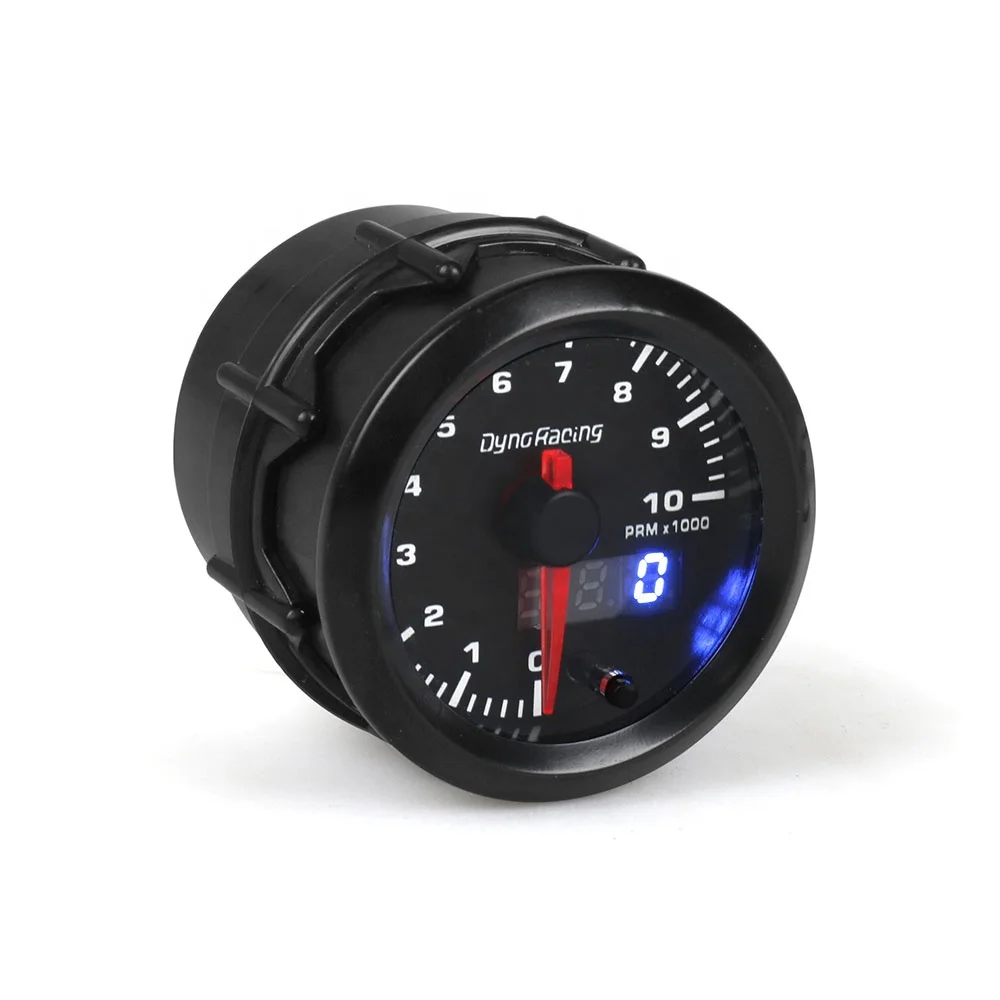 7 Colors Led Car Meter 52mm Dual Display 0-10000 Tachometer Rpm GaugWith Stepper Motor - Image 5
