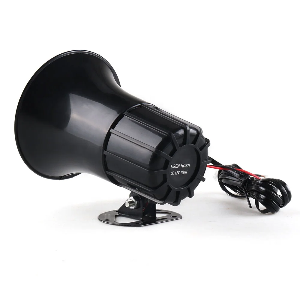 50W 12V Horn Megaphone Loudspeaker Warning Alarm 120dB Siren Air 7 Sound for Car Motorcycle Auto Truck Boat - Image 4