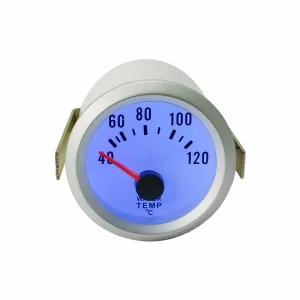 2'' 52mm Car Water Temperature Gauge 40-120 C Degree Water Temp Gauge Blue Led with Sensor