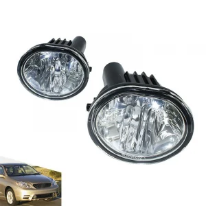 Fog Light for 2003-2008 Toyota Matrix Pontiac Vibe Fog Lamps Clear Lens Bumper Fog Lights Driving Lamps