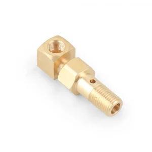 Banjo Bolt Adapter for Fuel Pressure Gauge Compatible for Honda M12 X 1.25 to 1/8-27 NPT BX102377-1