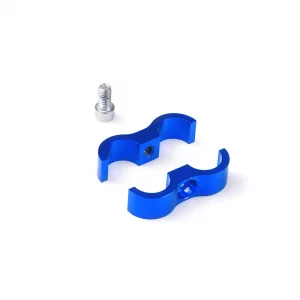 New AN4 AN6 AN8 AN10 AN12 Braided Rubber Hose Line Clamp Aluminum Anodized Universal Fit Line Separator Divider Clamp Kit