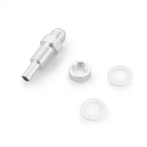 AN6/AN8 Flare Male Bulkhead to 5/16" or 3/8" Hose Barb Fitting Adapter Aluminium for Fuel Pump Tank Vehicle Modified
