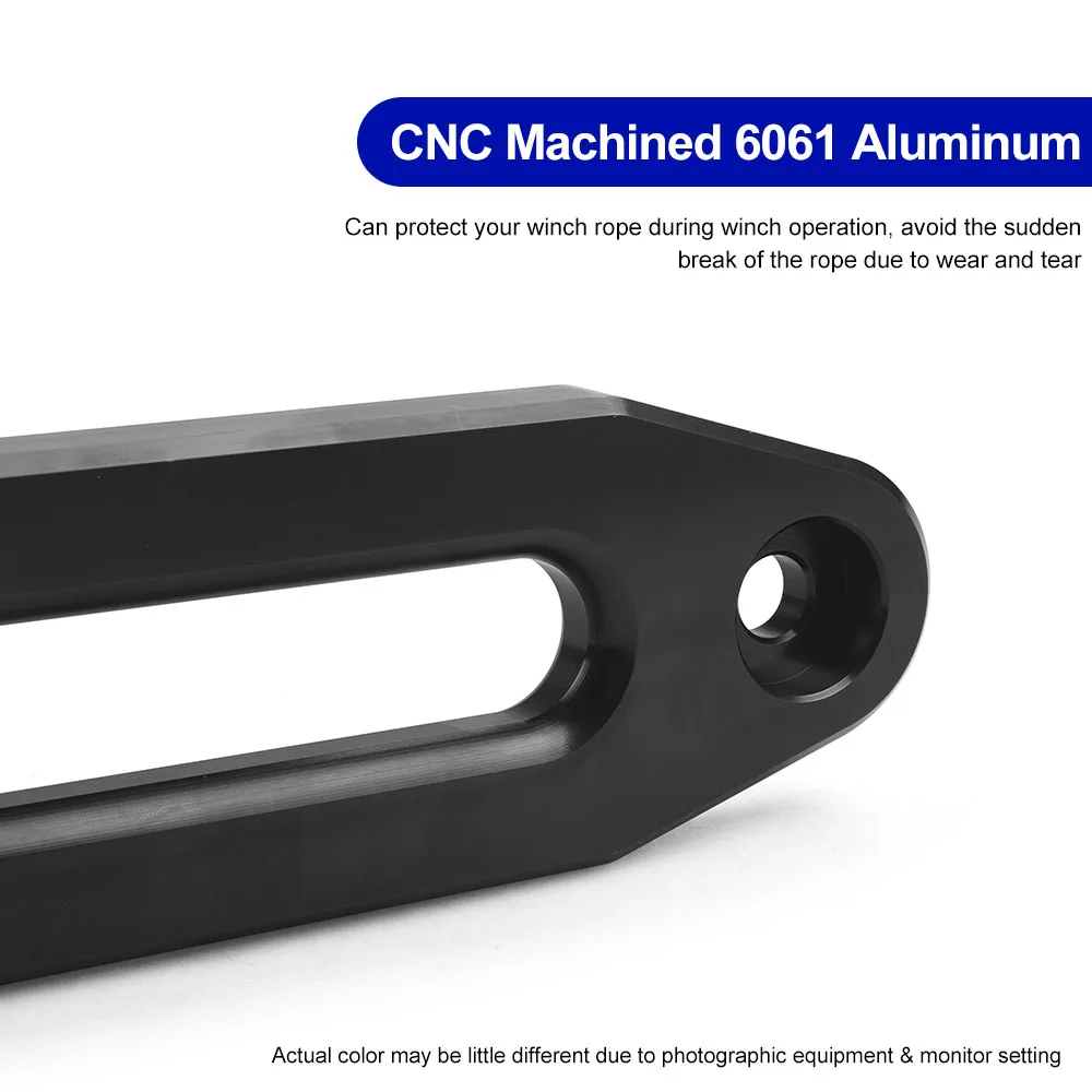 Aluminum Hawse Fairlead for ATV UTV Synthetic Winch Rope Cable Guide - Image 4
