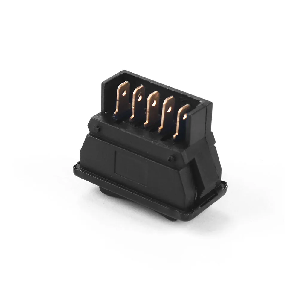 Universal 12V 20A 5 Pins 2 Way Momentary Electric Window Aerial up Down Rocker Switch Car Van Aerial Push Fit