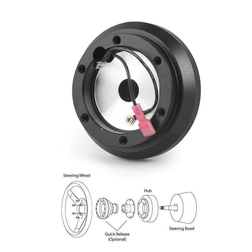 Dynoracing Aluminum Steering Wheel Short Hub Adapter Kit for Mitsubishi Eclipse Lancer Galant 3000GT 100H - Image 5