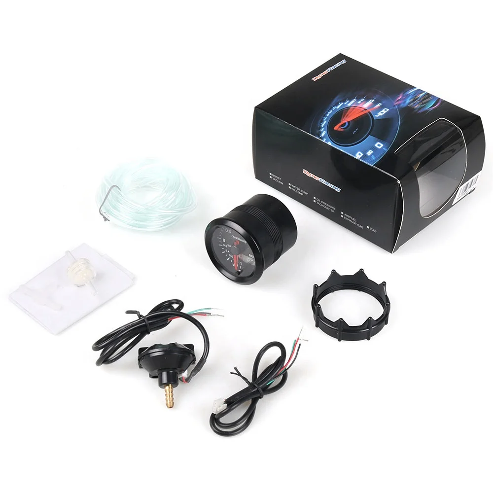 2'' 52mm Meter Boost 7 Colors Led Dual Display Boost Gauge With Stepper Motor Car Meter - Image 5