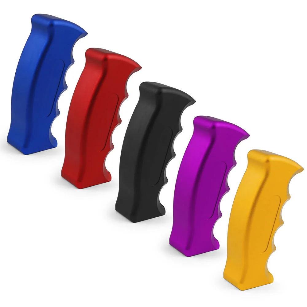 Dynoracing Racing Car Gear Shift Knob Shifter Kit Aluminium Bending Handle with 8/10/12MM Adapters Manual Transmission