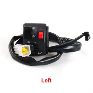 Left Side 7/8" 22mm Motorcycle Switches Handlebar Controller Switch Motorbike Horn Button