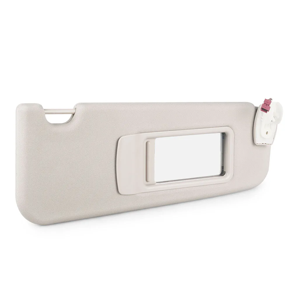 Beige Sun Visor Right Driver and Left Passenger With Mirror and Light for for BMW 5 SERIES F10 F11 F18 2011-2015 51167248857
