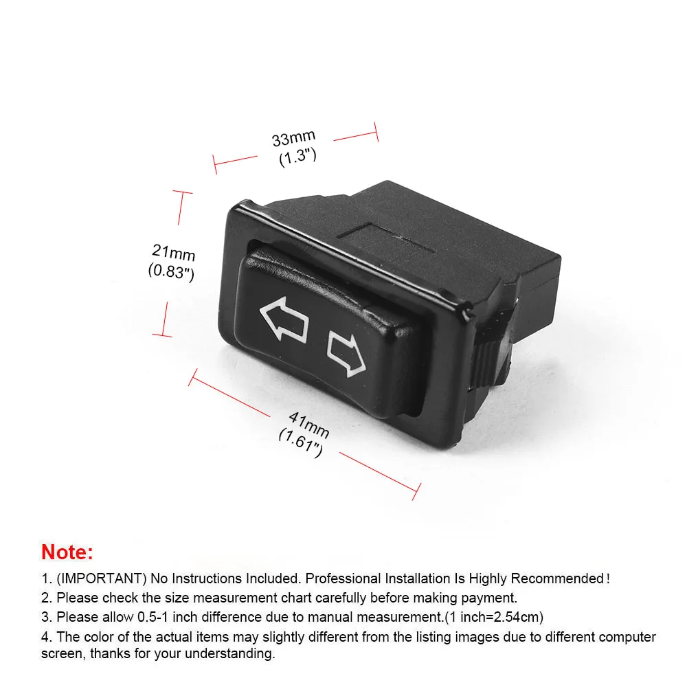 Universal 12V 20A 5 Pins 2 Way Momentary Electric Window Aerial up Down Rocker Switch Car Van Aerial Push Fit - Image 6