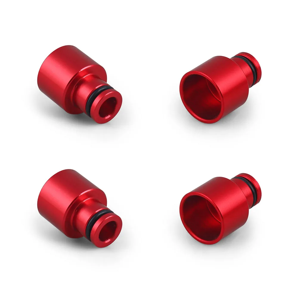 4pcs Racing Aluminum Fuel Injector Top Hats Adapters for Honda Civic - Image 2