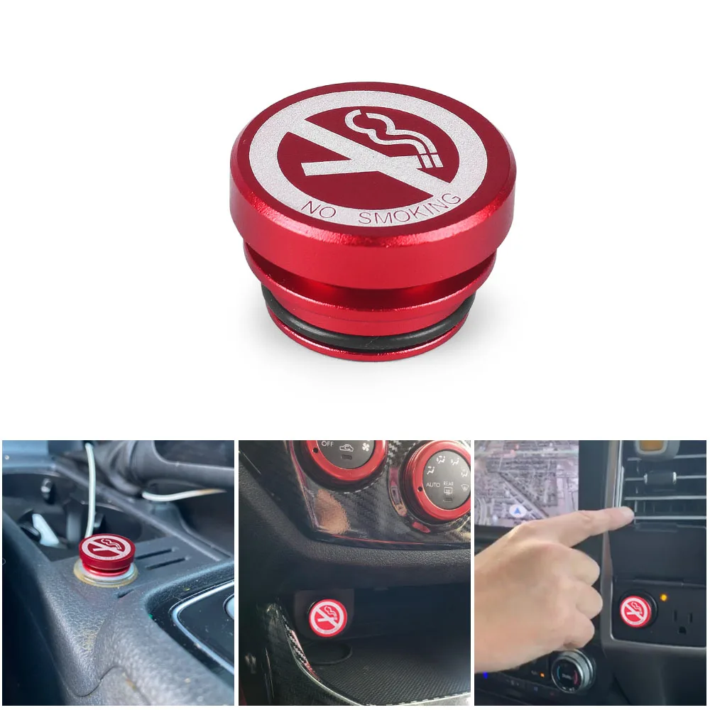 12V Universal Car Cigarette Lighter Button Cover Accessories No Smoking Button Car Cigarette Lighter Plug Delete Plug - Image 4