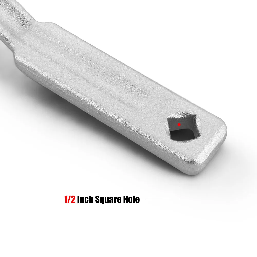 340MM Car Washer Wrench Extender Tool Bar with 1/2 Inch Hole Open End 1/2 Torque Wrench for Mechanics - Image 5