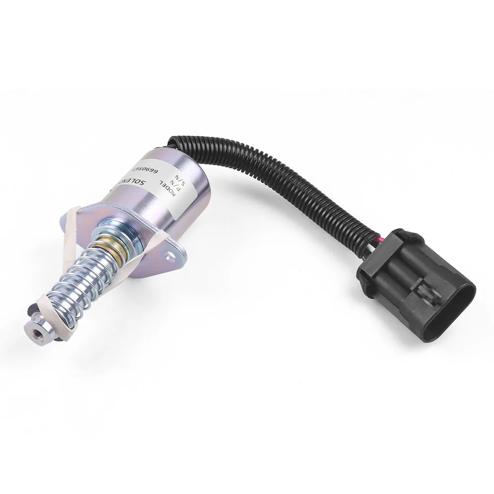 New Dynoracing 12V Fuel Shutdown Solenoid 6681512 6681513 6690563 Fits Bobcat A220/S70/S100/S130/S150/S160/S175/S185/S205/S220 - Image 2