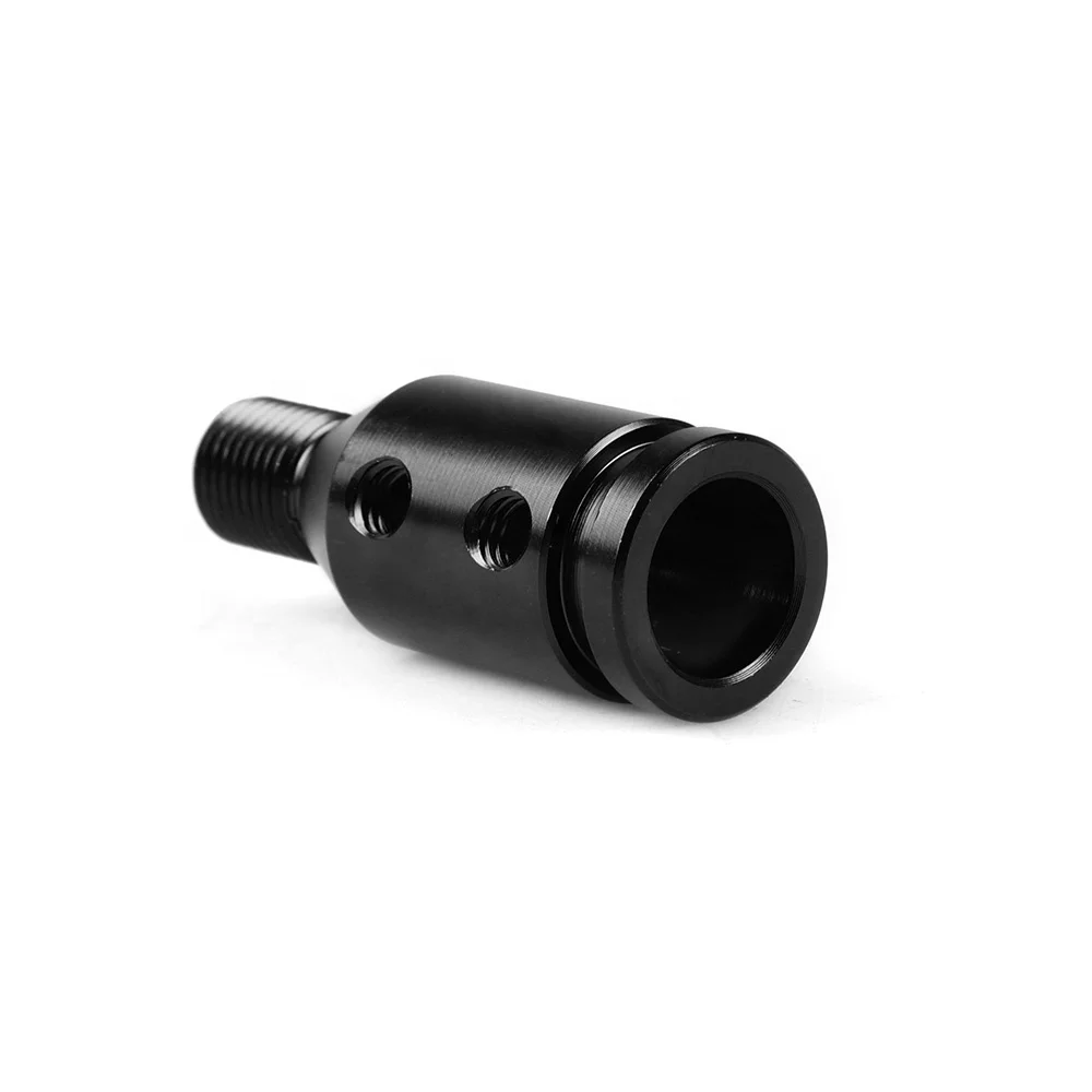 Universal LED Car Thread Aluminum Alloy Manual Gear Shift Knob Adapter 5cm for M10x1.5/M12x1.25 - Image 5