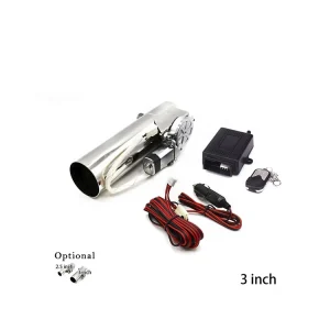 3'' Inch 76mm Electrical Exhaust Valve With Remote Control for Wholesale