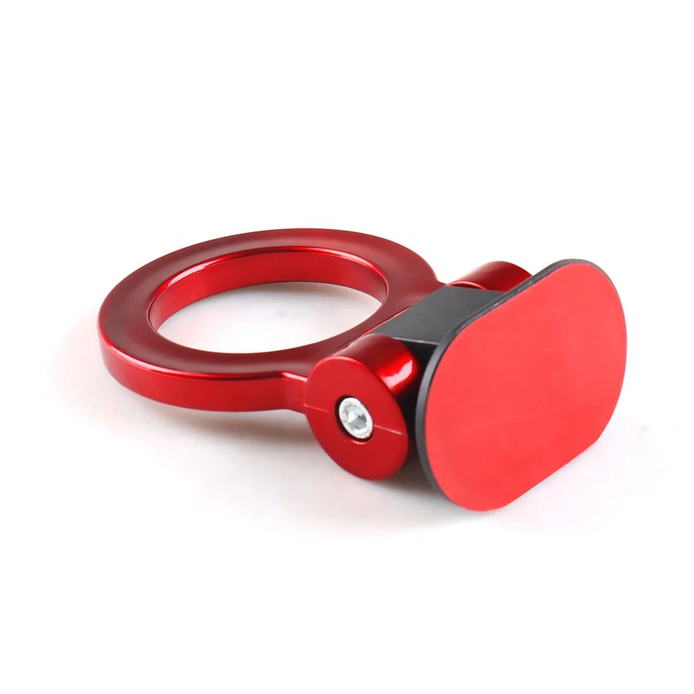 ABS Car Styling Trailer Hooks Sticker Decoration Car Auto Rear Front Trailer Simulation Racing Ring Vehicle Towing Hook - Image 4