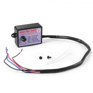 Car Horn Controller Electric Horn Speaker Sound Control Unit with 12 Sound Effects Switching 12-24V for Car Truck Marine Boat