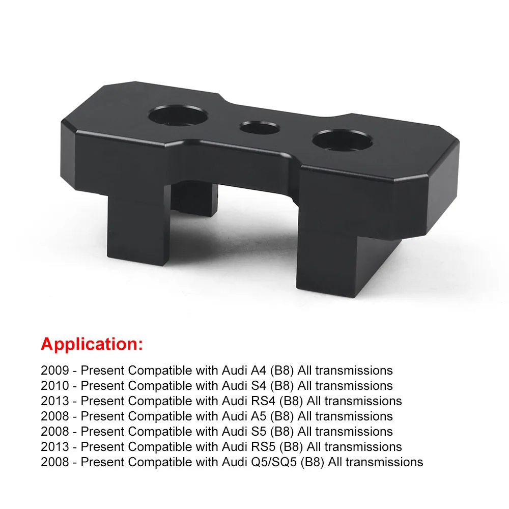 Billet Aluminum Transmission Mount Insert for B8 Chassis Audi A4 S4 RS4 A5 S5 RS5 Q5/SQ5 Models for S-Tronic/Manual - Image 4