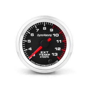 Dynoracing 2'' 52mm Car Exhaust Gas Temp Gauge 300-1300 Celsius 7 Colors Pointer EGT Gauge Meter With Stepper Motor