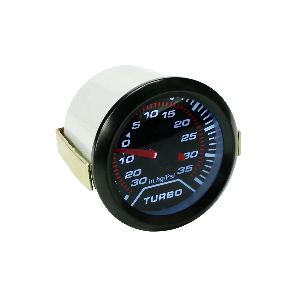 Psi Smoke Dial White Light Interior Dash Gauge Car Meter Digital Turbo 52Mm Boost Gauge - Image 2