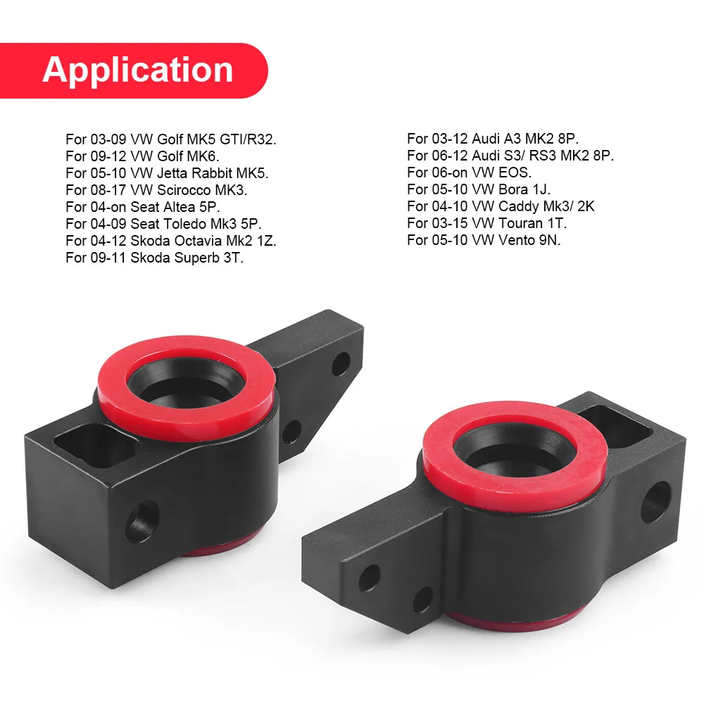 Front Control Arm PU Bushing Kit for VW Golf Caddy Jetta Touran EOS for Audi A3 S3 RS3 for Skoda Octavia for Seat Altea - Image 6