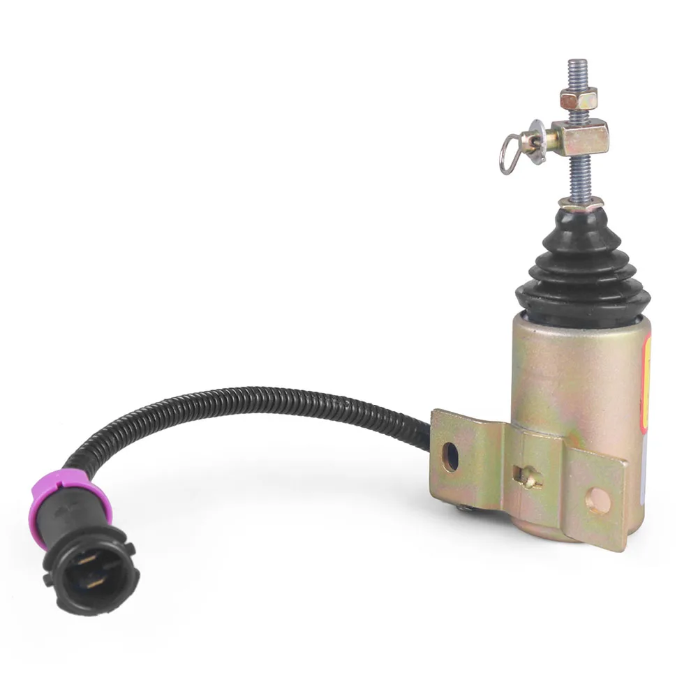 12V Fuel Shut Off Stop Solenoid Valve Oil-Stop Electromagnetic Valve XHF-1121-12 Fuel Shutdown Solenoid - Image 6