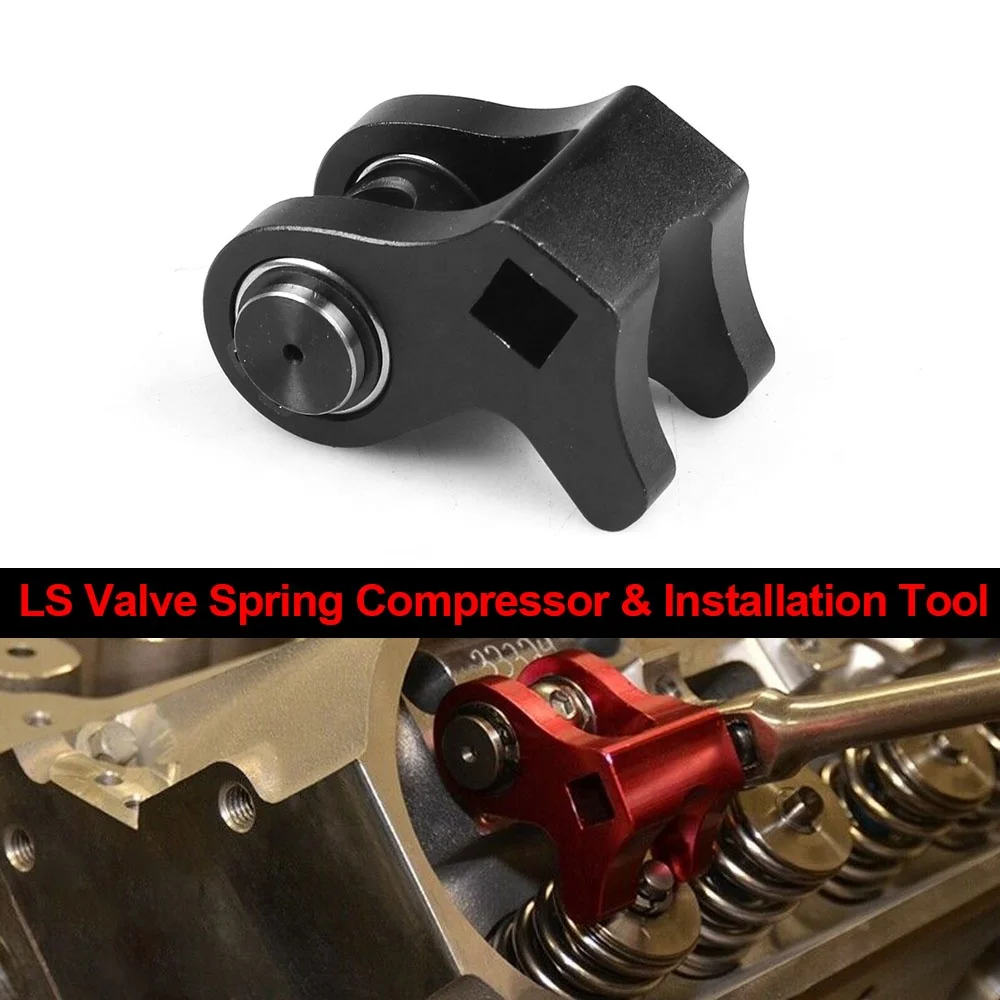 Aluminium Valve Spring Compressor Installation Tool LS1/LS2 Style Black - Image 2