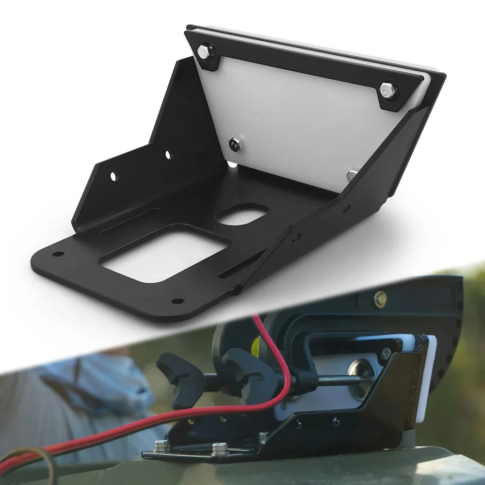 Trolling Motor Transom Mount for Kayak/Bracket With Durable Thick Cast Aluminum Body for Clamp-on Electric Trolling Motors - Image 4